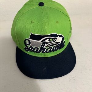 NFL Seahawks Green and Navy Hat